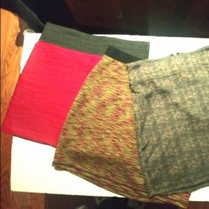 DESIGNER MID THIGH LENGTH SKIRTS - LOT OF 3!